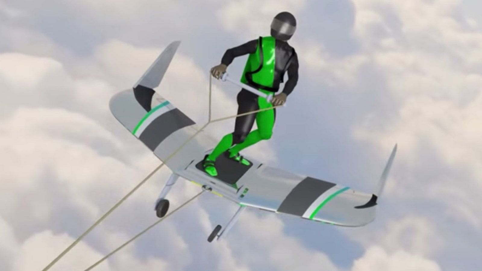 Watch It may soon be possible to wakeboard behind your private jet